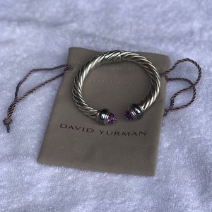 David Yurman Cable Classic Bracelet Amethyst